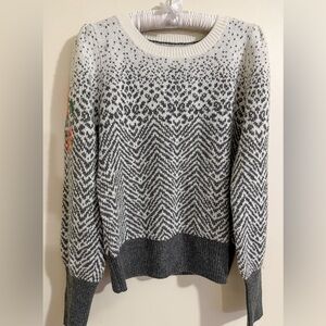 Anthropologie Karolina Floral sweater